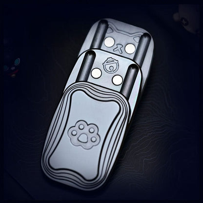 Fidget Slider EDC – LINO EDC Yuli | Polished Zirconium Push Slider