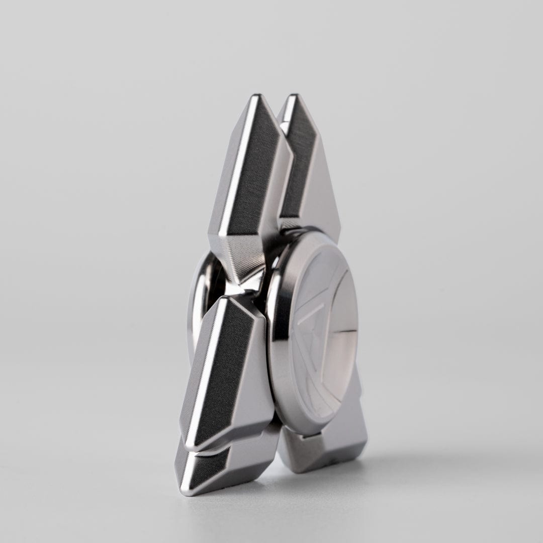 Fidget Spinner EDC – LM EDC Twin | Stainless Steel Zirconium Oil Slick Spin Top