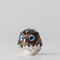 Brass+925 Silver (blue eyes)