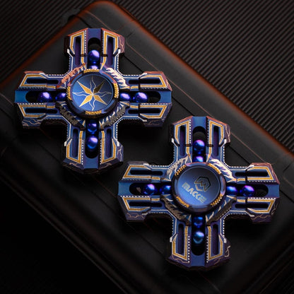 Gyroscope Toy – MACKIE Paladin | Titanium Zirconium Mokuti Zircuti EDC Fidget Spinner
