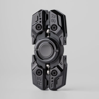 Fidget Spinner – MACKIE Star Ship 2.0 | Blasted Titanium Polished Zirconium EDC