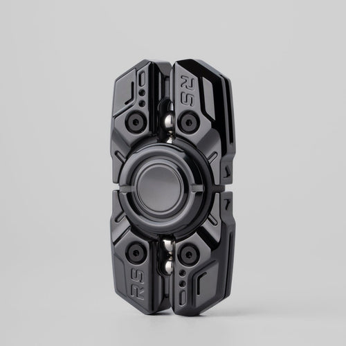 Fidget Spinner – MACKIE Star Ship 2.0 | Blasted Titanium Polished Zirconium EDC