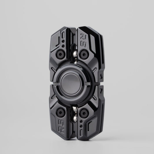 Fidget Spinner – MACKIE Star Ship 2.0 | Blasted Titanium Polished Zirconium EDC