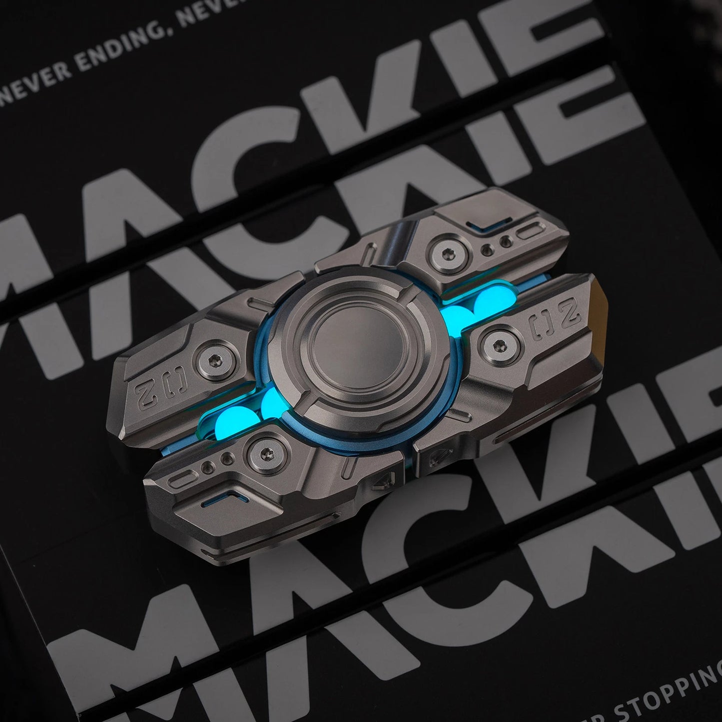 MACKIE Starship 2.0 mechanical spinner with steel balls and packaging
