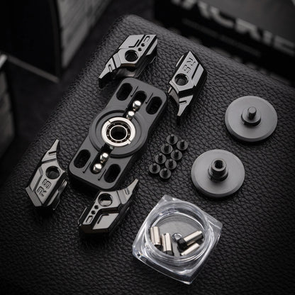 Exploded view of MACKIE Starship 2.0 spinner parts and armor plates