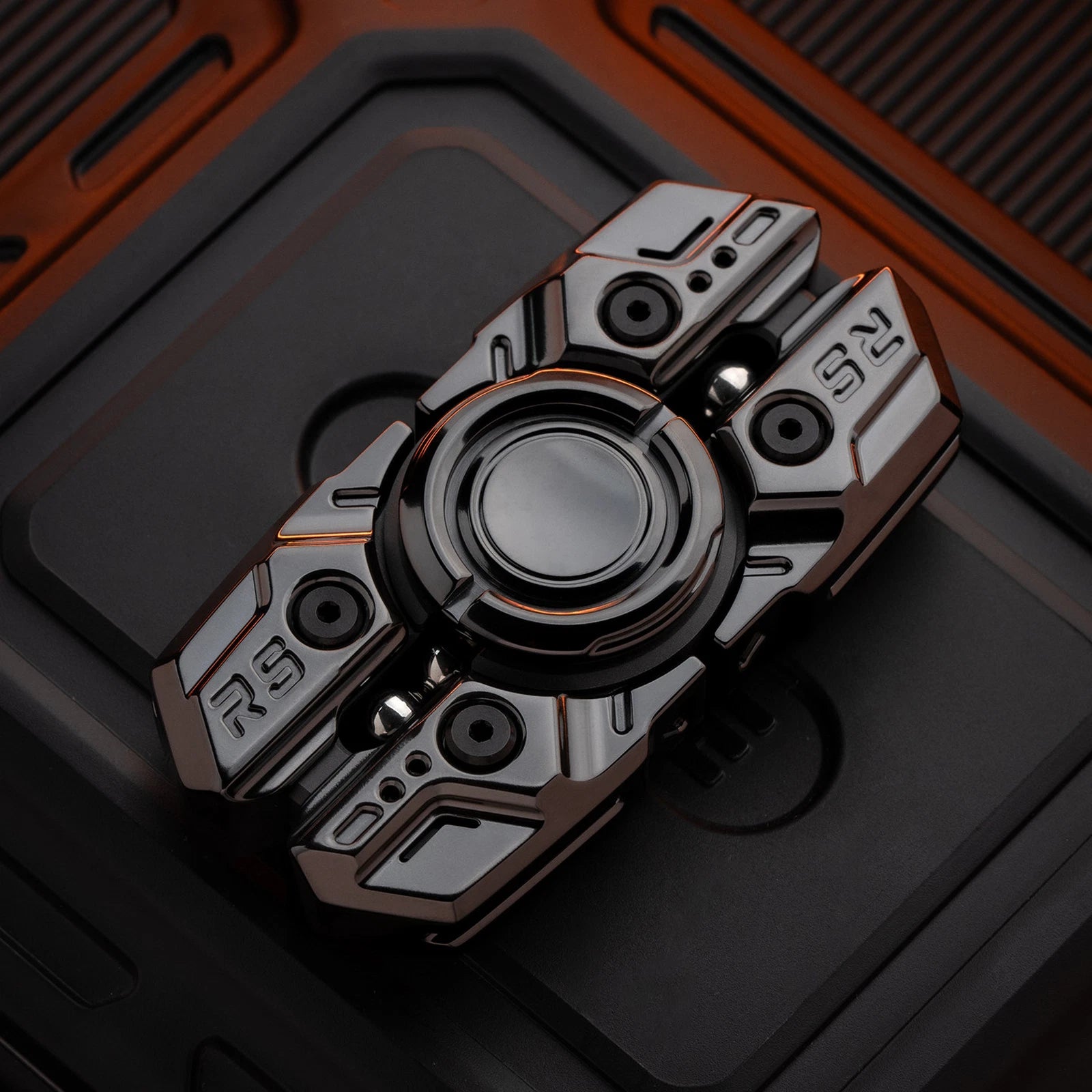 MACKIE Starship 2.0 polished zirconium alloy fidget spinner
