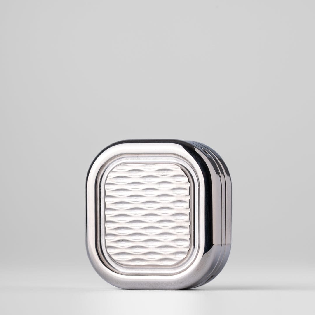 Clicker Slider – MACKIE CP3 Nano | Stainless Steel Damascus Damasteel EDC Push Slider