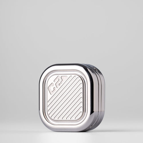 Clicker Slider – MACKIE CP3 Nano | Stainless Steel Damascus Damasteel EDC Push Slider