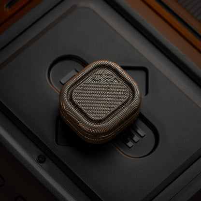 Clicker Slider – MACKIE CP3 Nano | Stainless Steel Damascus Damasteel EDC Push Slider