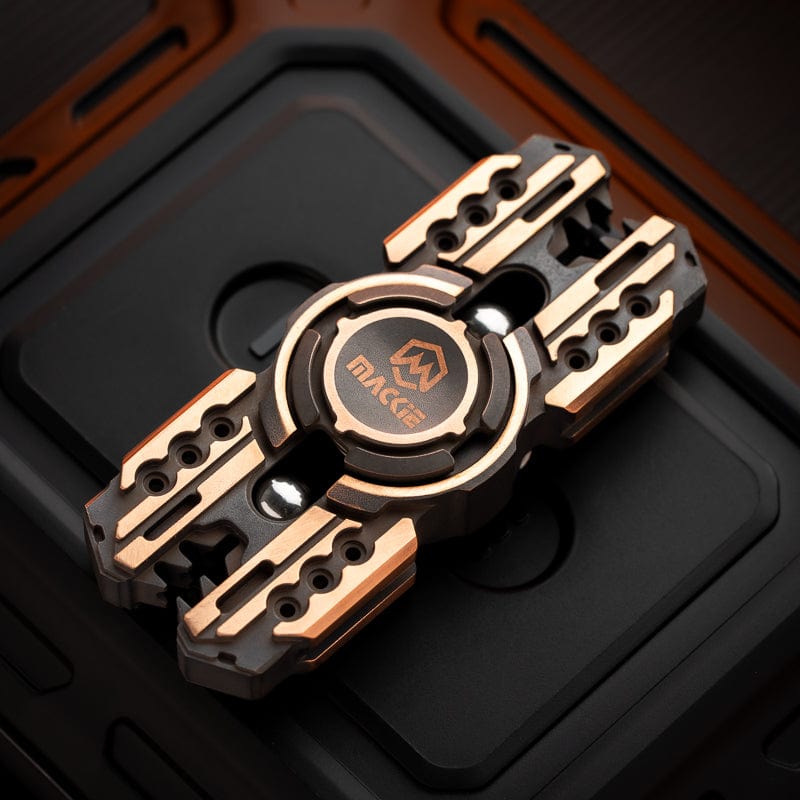 Spinning Top – MACKIE Bar Gluttony | Copper Titanium Zirconium EDC Fidget Spinner