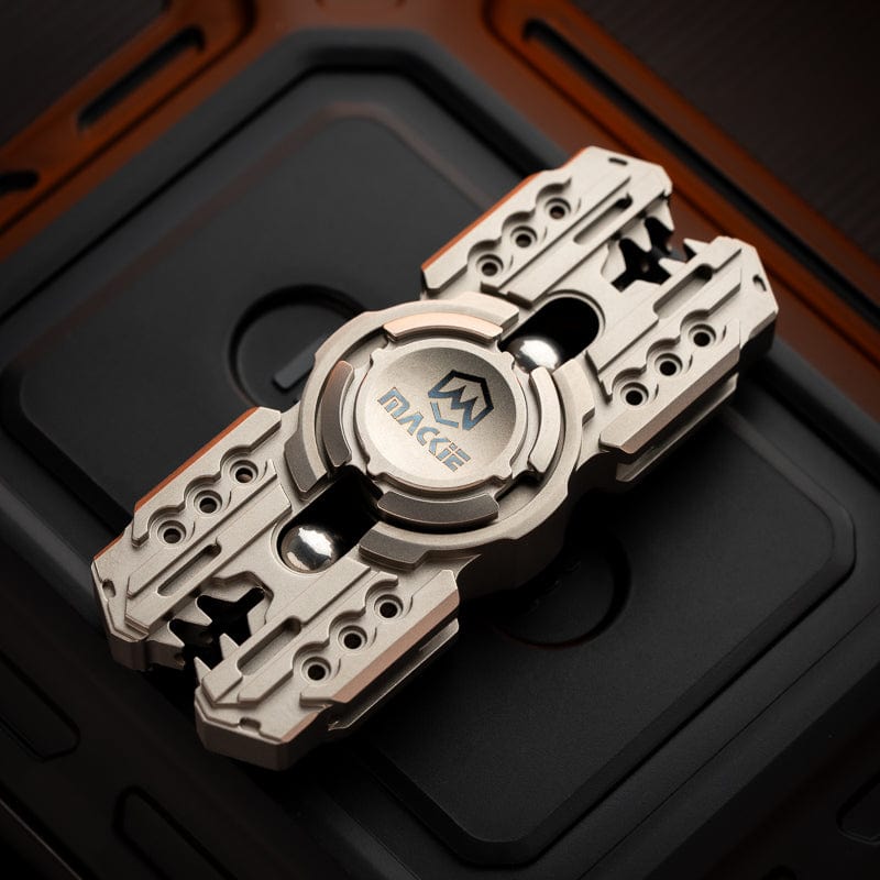 Spinning Top – MACKIE Bar Gluttony | Copper Titanium Zirconium EDC Fidget Spinner