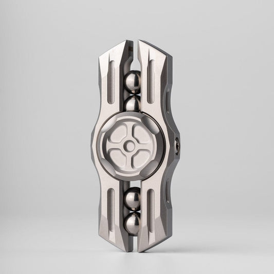 Precision Spinner – MACKIE Divine Sword 2.0 | Blasted Stainless Steel Zirconium EDC