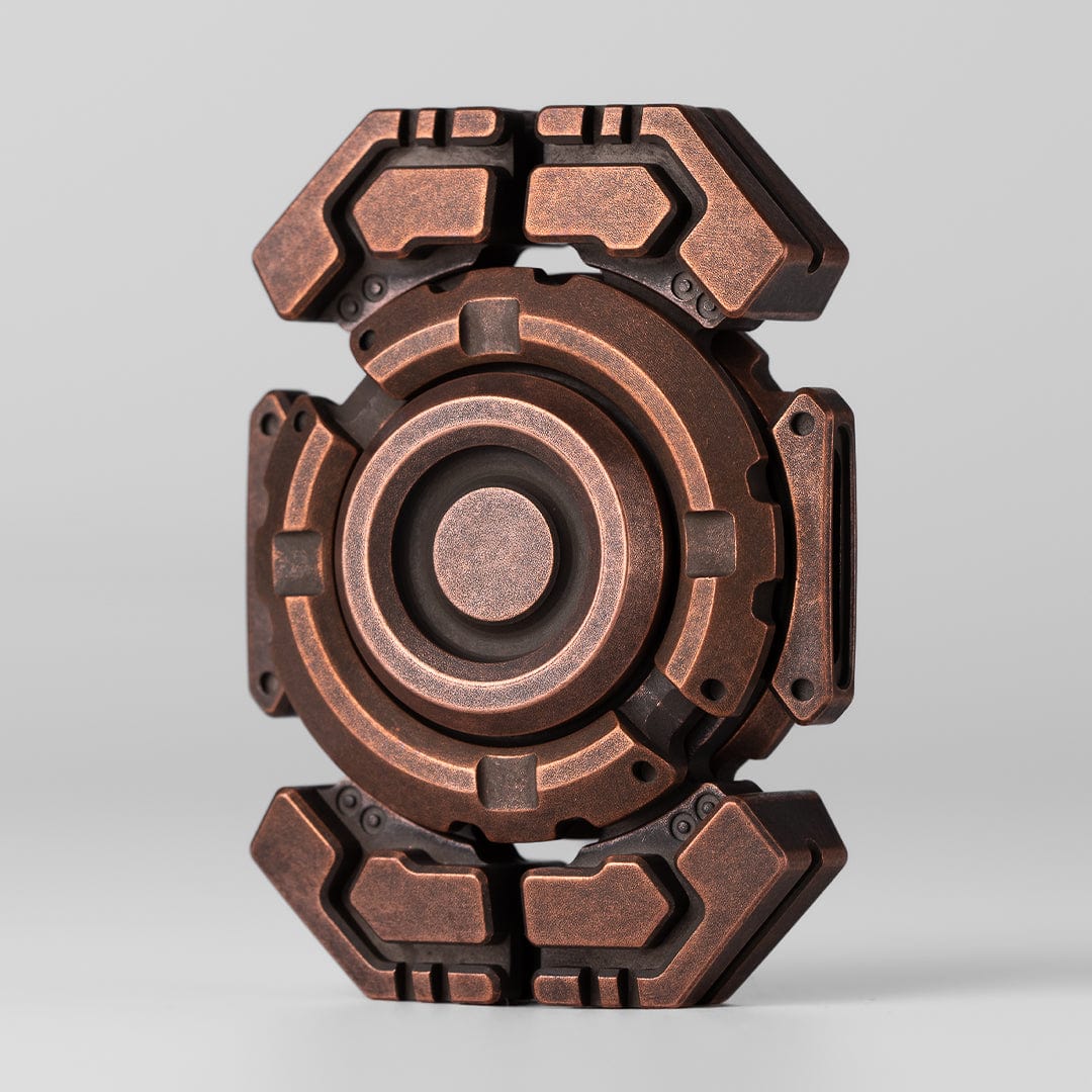 Hand Spinner – MACKIE Nuclear Explosion | Distress Copper CNC EDC Fidget Spinner