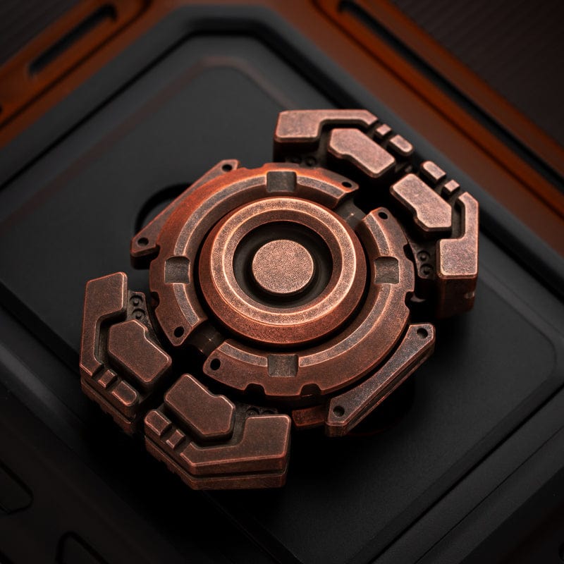 Hand Spinner – MACKIE Nuclear Explosion | Distress Copper CNC EDC Fidget Spinner
