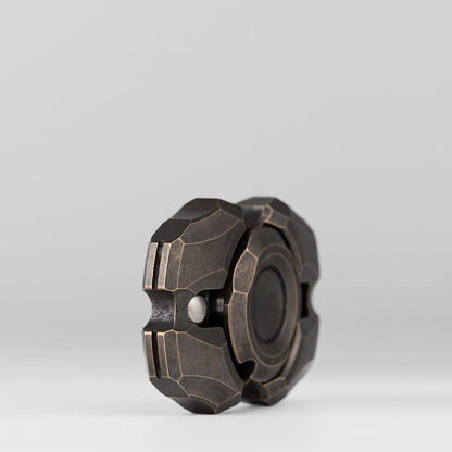 Hand Spinner – MACKIE Pulse | Titanium Brass Stainless Steel DIY Engraving EDC Gyroscope