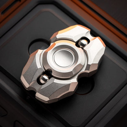 Hand Spinner – MACKIE Pulse | Titanium Brass Stainless Steel DIY Engraving EDC Gyroscope