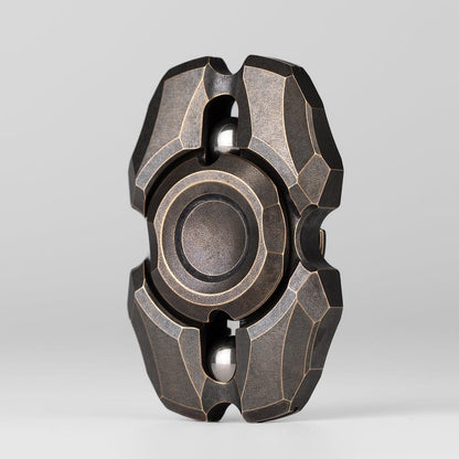 Hand Spinner – MACKIE Pulse | Titanium Brass Stainless Steel DIY Engraving EDC Gyroscope