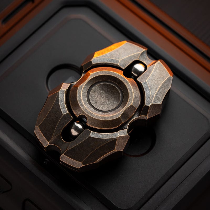 Hand Spinner – MACKIE Pulse | Titanium Brass Stainless Steel DIY Engraving EDC Gyroscope