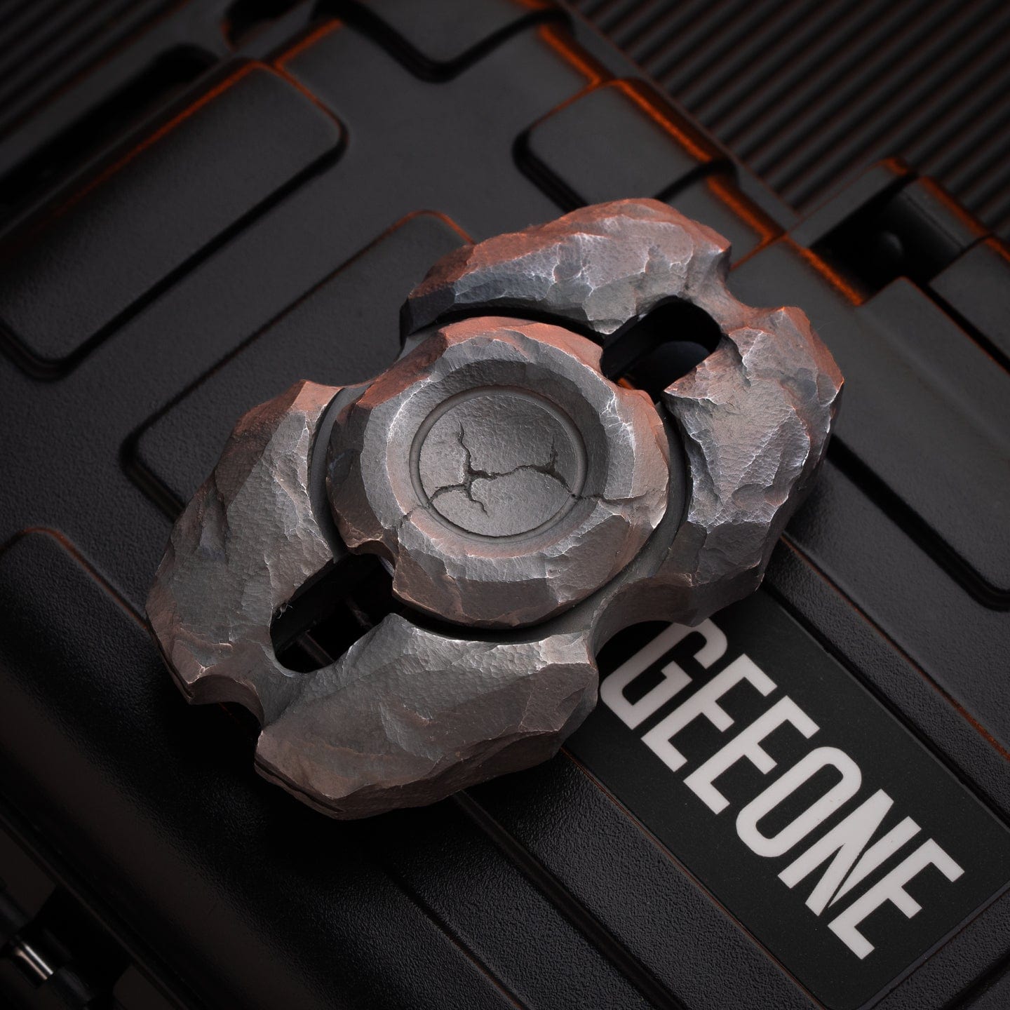 Hand Spinner – MACKIE Pulse | Titanium Brass Stainless Steel DIY Engraving EDC Gyroscope
