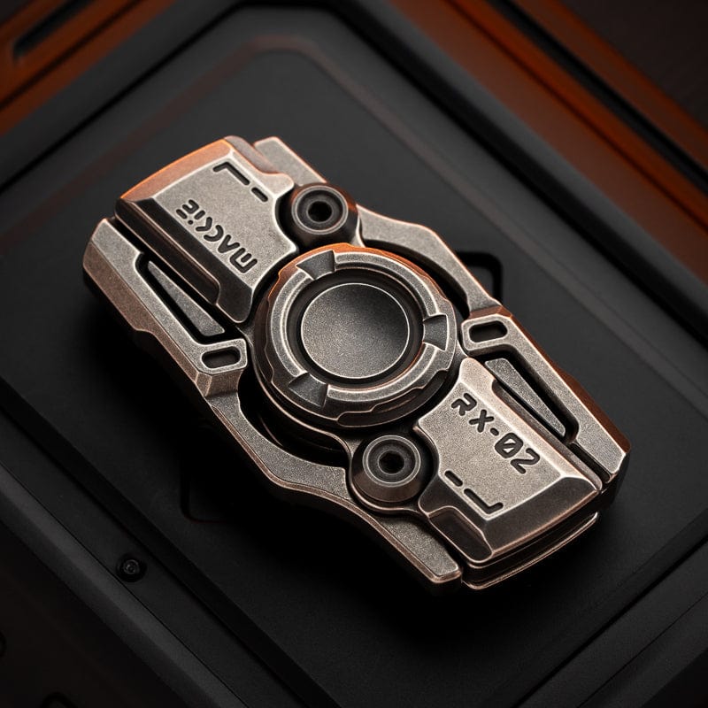 Fidget Spinner – MACKIE RX-02 | Titanium Stainless Steel EDC Precision Spinner