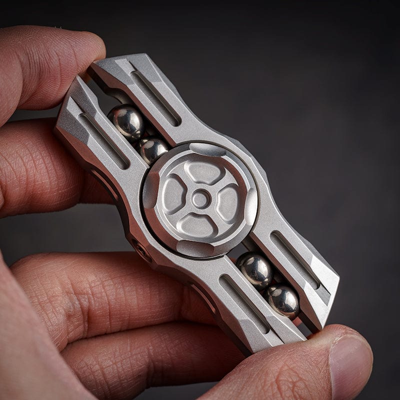 Precision Spinner – MACKIE Divine Sword 2.0 | Blasted Stainless Steel Zirconium EDC