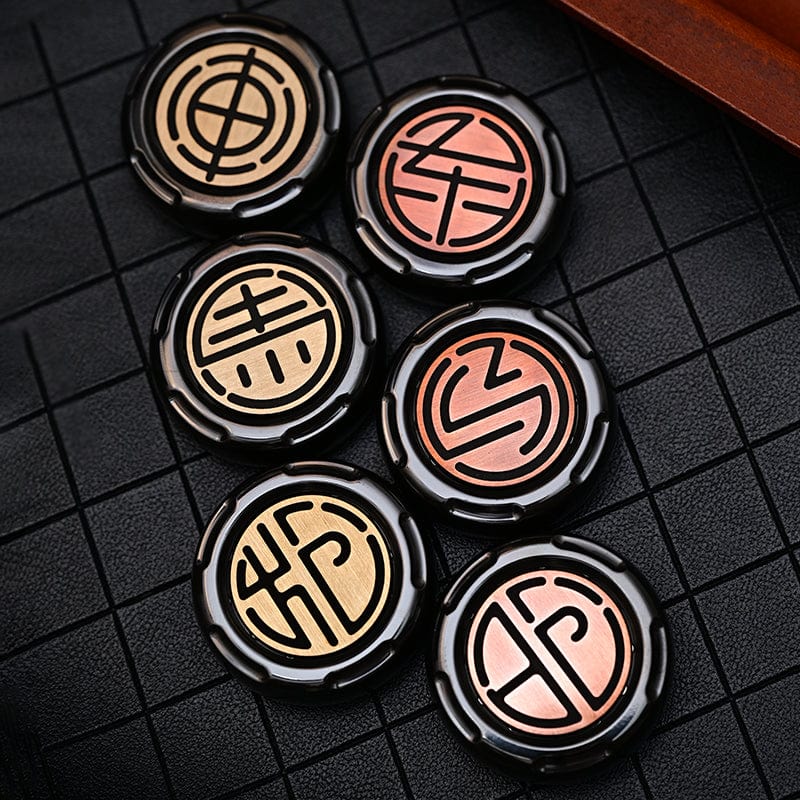 Haptic Coin – Magical EDC You Yi | Zirconium Brass Copper Chess Piece EDC