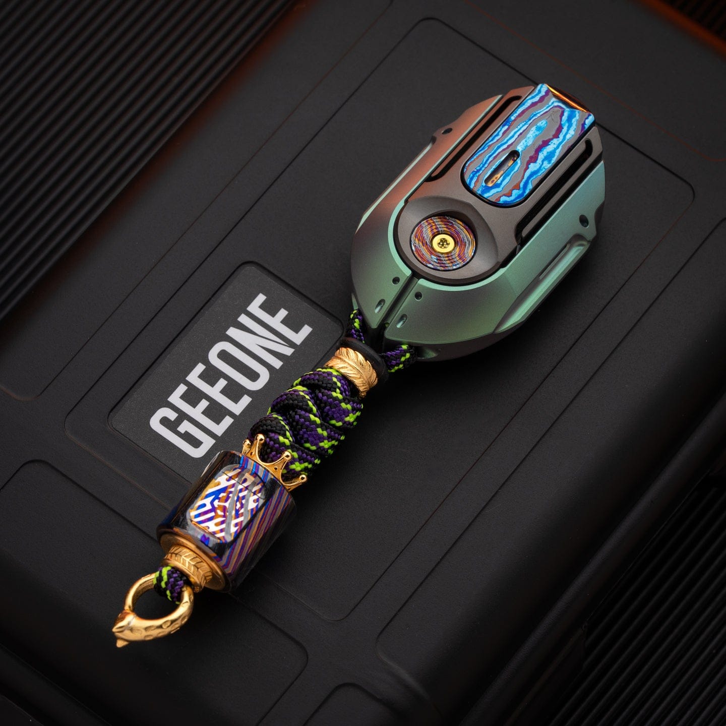 Fidget Slider EDC – Metilis Roche Strike 2.0 | Titanium Zircuti Mokuti Push Slider