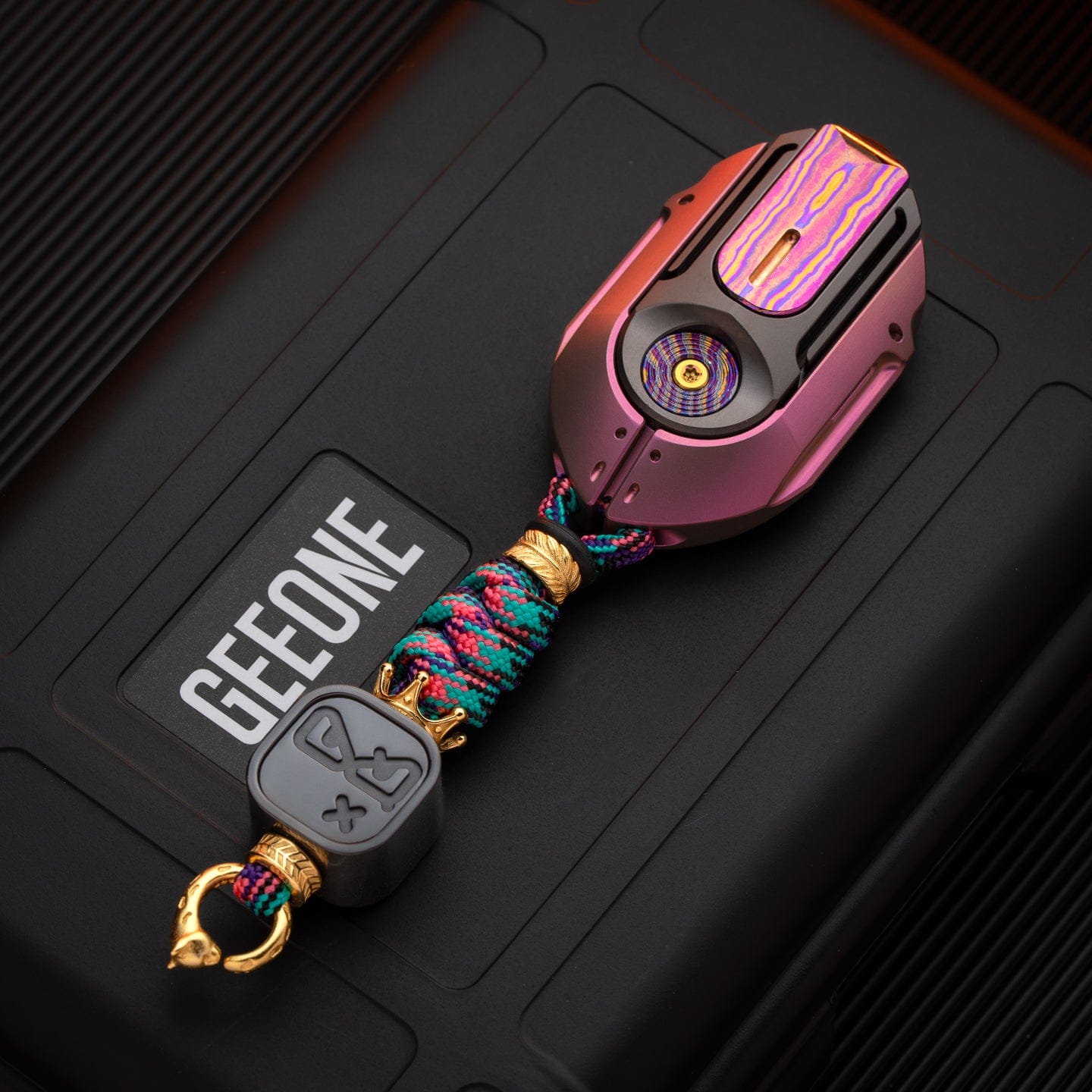 Fidget Slider EDC – Metilis Roche Strike 2.0 | Titanium Zircuti Mokuti Push Slider