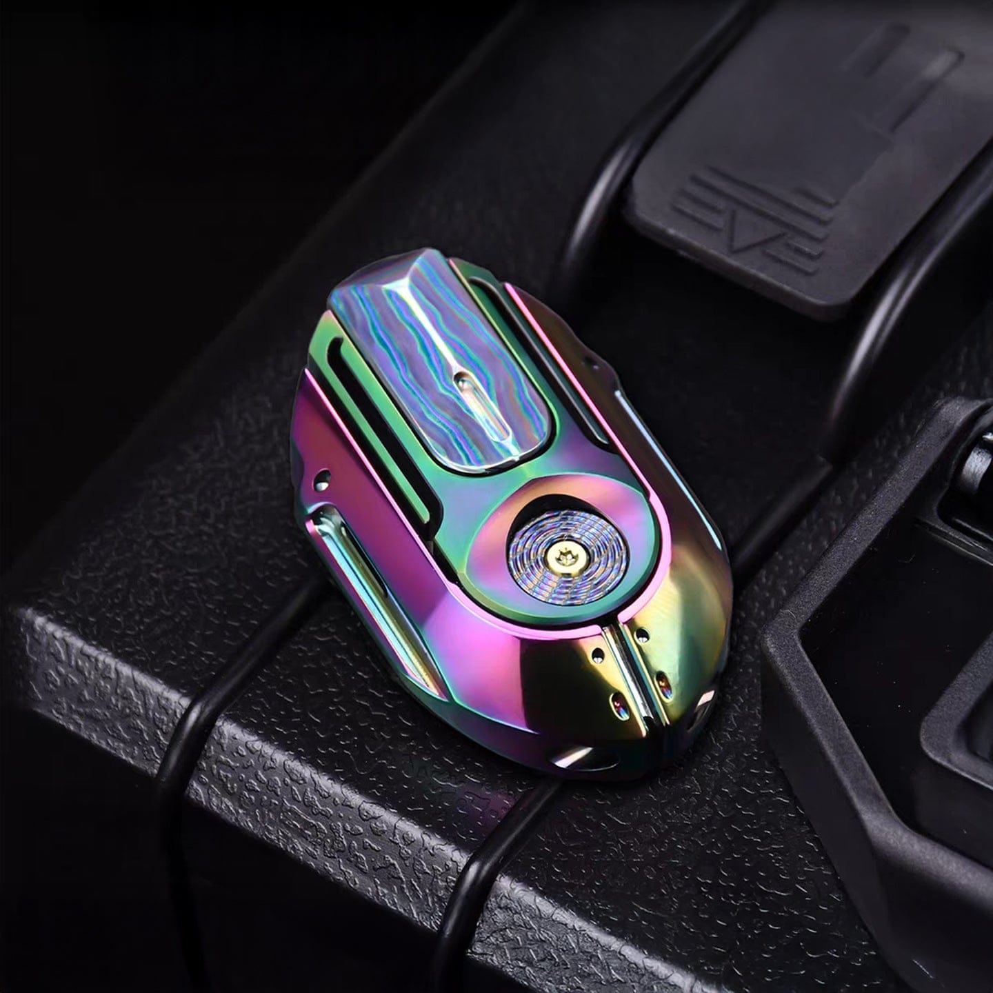 Fidget Slider EDC – Metilis Roche Strike 2.0 | Titanium Zircuti Mokuti Push Slider