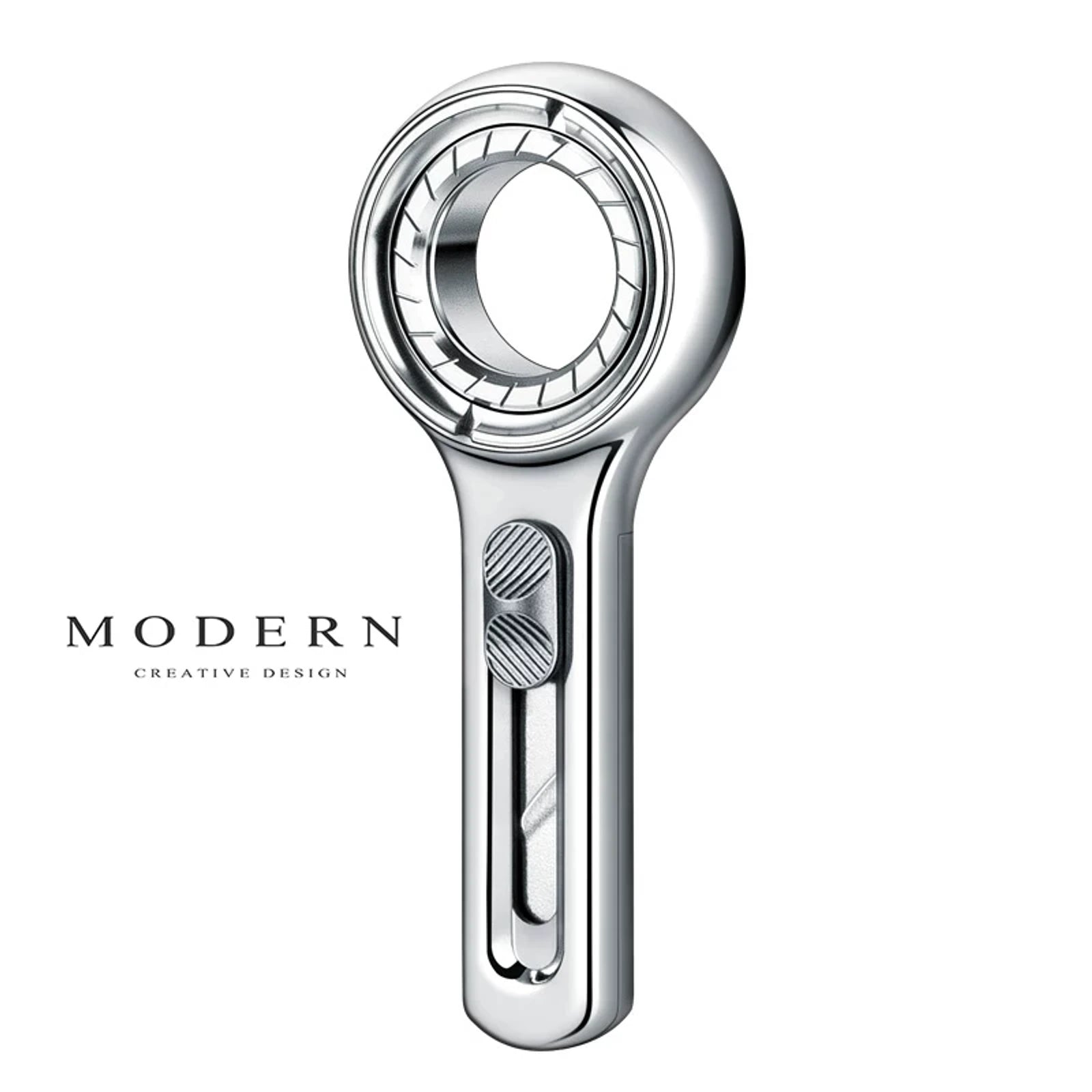 Stainless steel color MODERN EDC utility knife ring spinner