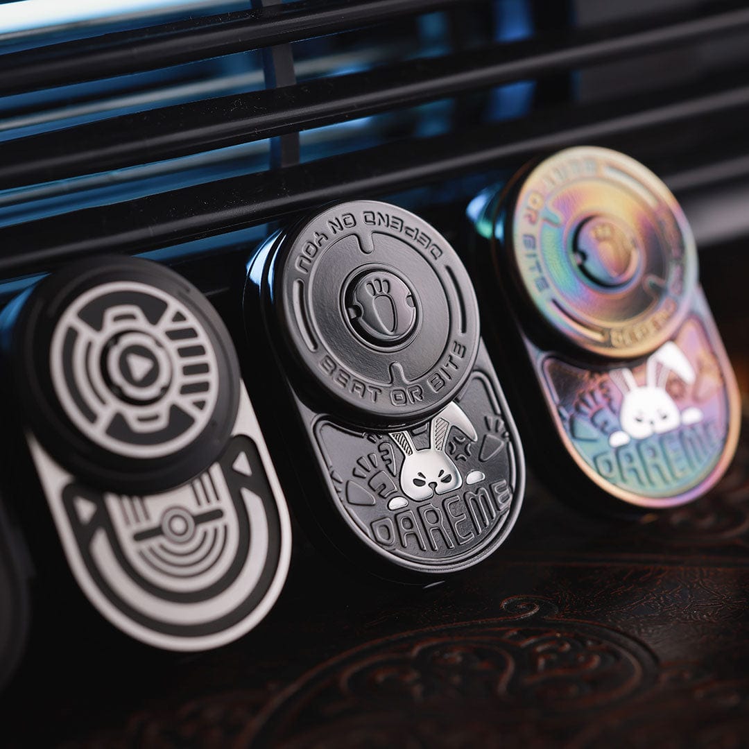 Tactile Slider – MOT MIX | Mokuti Zircuti Mokume Zirconium EDC Push Slider