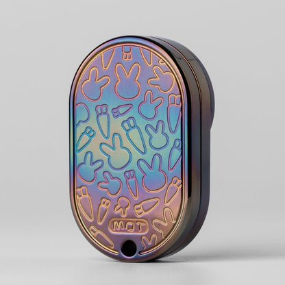 Tactile Slider – MOT MIX | Mokuti Zircuti Mokume Zirconium EDC Push Slider