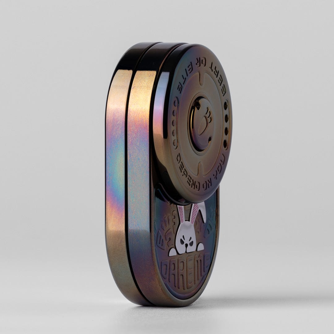 Tactile Slider – MOT MIX | Mokuti Zircuti Mokume Zirconium EDC Push Slider