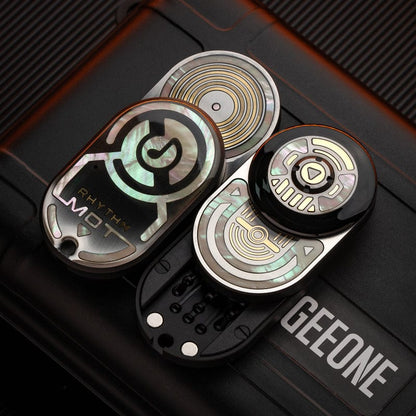 Tactile Slider – MOT MIX | Mokuti Zircuti Mokume Zirconium EDC Push Slider
