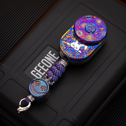 Tactile Slider – MOT MIX | Mokuti Zircuti Mokume Zirconium EDC Push Slider
