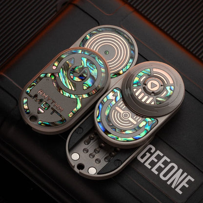 Tactile Slider – MOT MIX | Mokuti Zircuti Mokume Zirconium EDC Push Slider