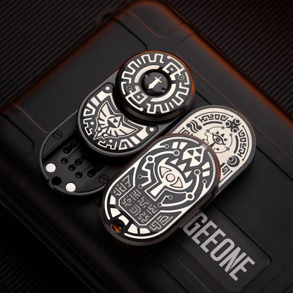Tactile Slider – MOT MIX | Mokuti Zircuti Mokume Zirconium EDC Push Slider