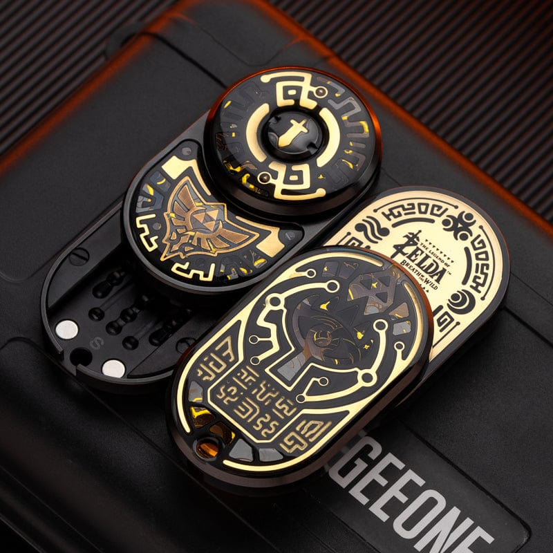 Tactile Slider – MOT MIX | Mokuti Zircuti Mokume Zirconium EDC Push Slider