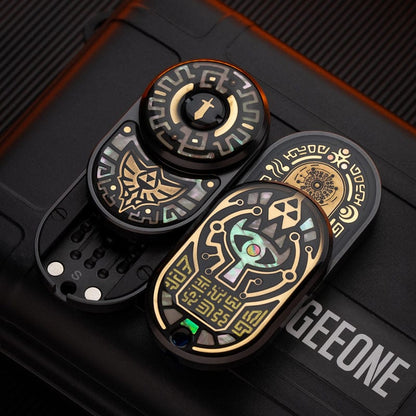 Tactile Slider – MOT MIX | Mokuti Zircuti Mokume Zirconium EDC Push Slider