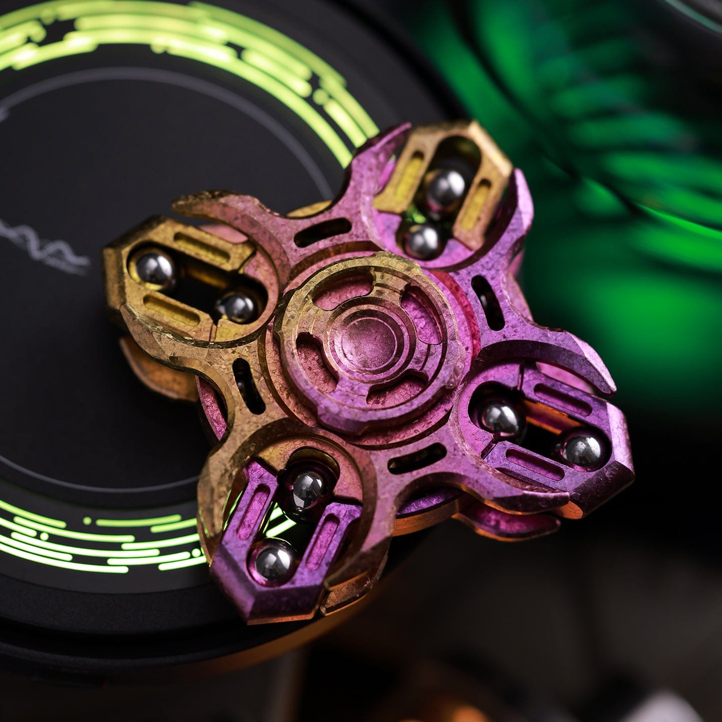 Hand Spinner – MOT Oracle | Crystal Zirconium Aluminum EDC Fidget