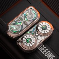 Stainless Steel (green shell crystal sealing)