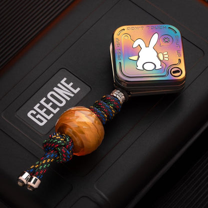 Fidget Spinner – MOT SNAP | Zirconium Oil Slick Blackened Golden Mokuti EDC