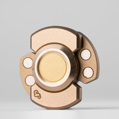 Fidget Spinner EDC – Three Body Cube Series | Stainless Steel Zirconium Brass Copper PEI