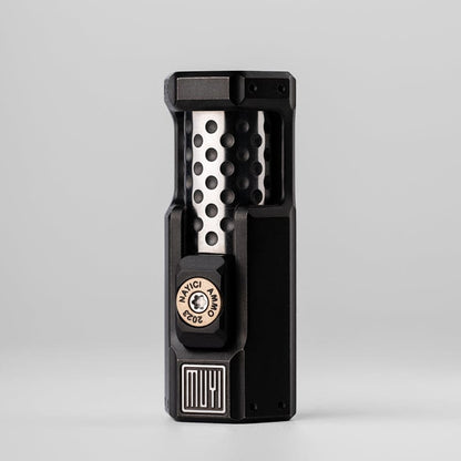 Slider Fidget Toy – MUYI Musketeer | Damascus Titanium Zirconium Glow EDC Modular