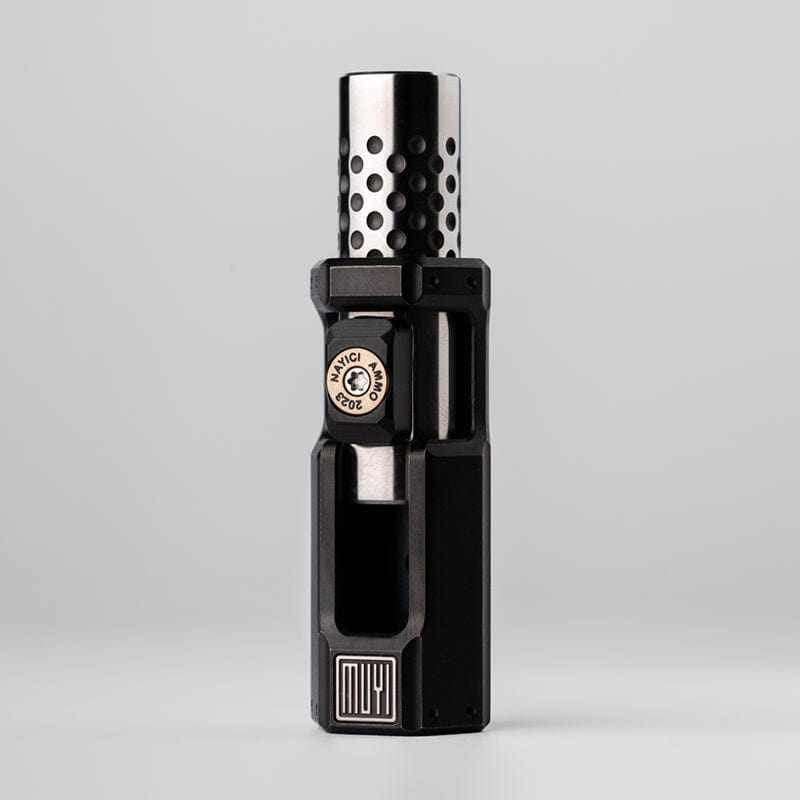 Slider Fidget Toy – MUYI Musketeer | Damascus Titanium Zirconium Glow EDC Modular
