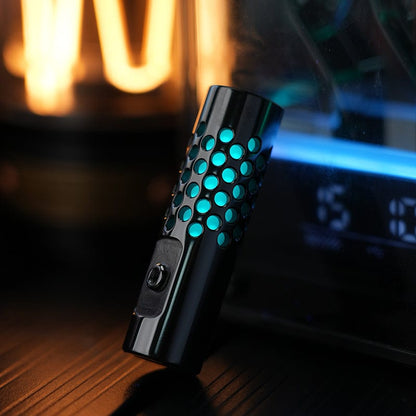Slider Fidget Toy – MUYI Musketeer | Damascus Titanium Zirconium Glow EDC Modular