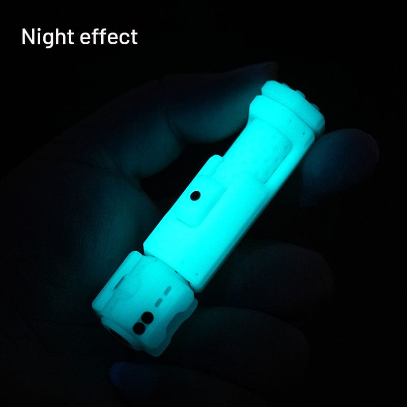 Slider Fidget Toy – MUYI Musketeer | Damascus Titanium Zirconium Glow EDC Modular