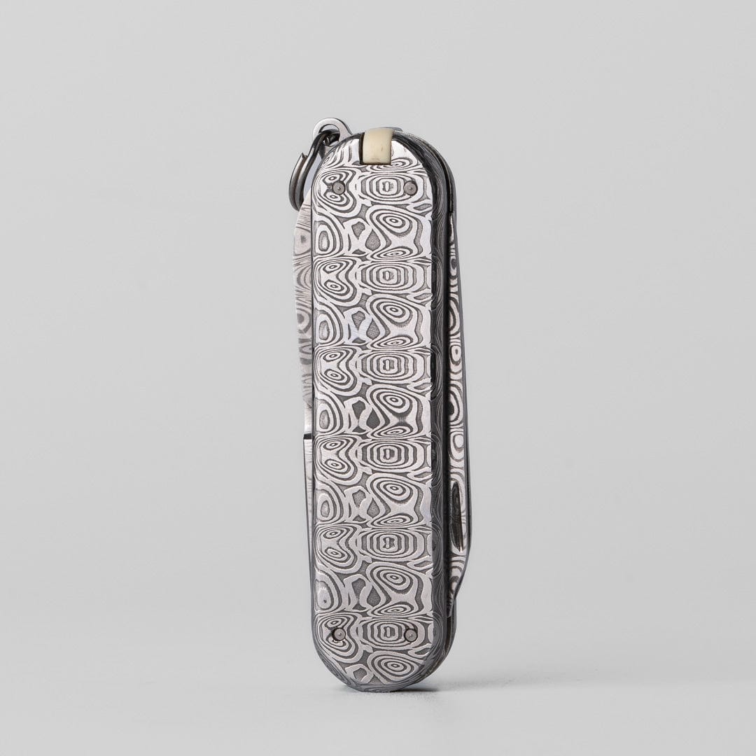 Multi Tool EDC – New Play 58 Swiss Army Knife | BlueTongue Damascus Folding Knife