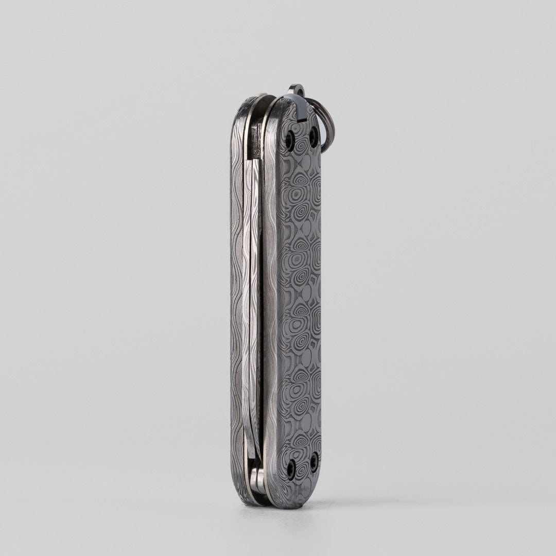 Multi Tool EDC – New Play 58 Swiss Army Knife | BlueTongue Damascus Folding Knife