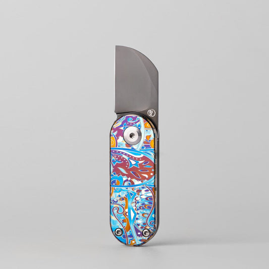 Folding Knife – New Play Capsule Pocket Knife | S390 Titanium EDC Multi Tool